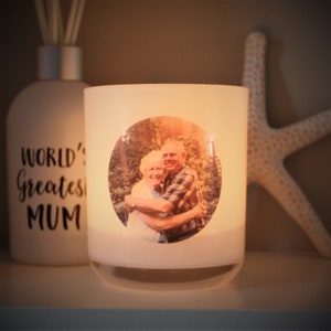 Design Your Own SYMPATHY Boxed Soy Candle Photo Remembrance Memorial Grief Commemorative Gift image 1