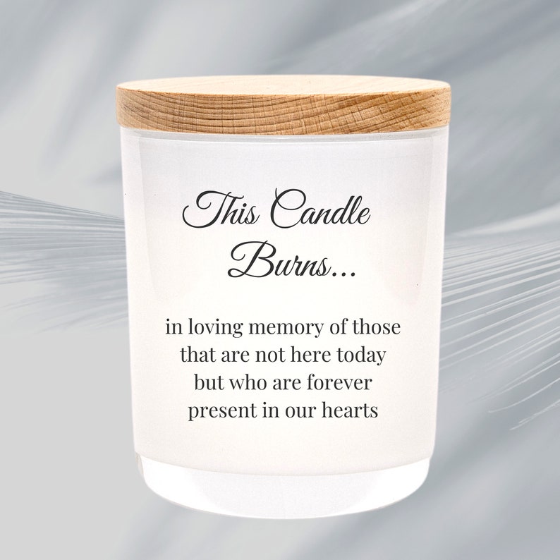 Design Your Own SYMPATHY Boxed Soy Candle Photo Remembrance Memorial Grief Commemorative Gift image 5