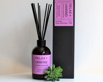 Artisan Reed Diffuser | RELAX & UNWIND | Amber Brights | Room Fragrance