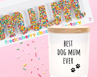 Personalised Mother's Day Candle | PET MUM | Custom | Mum | Mother | Dog | Cat | Fur Baby