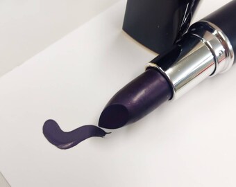sheer black lipstick