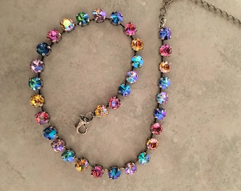 Personal Favorite!! Mix of Aurora Borealis Swarovski crystals