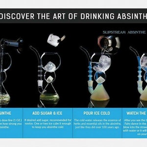 SLIPSTREAM® Absinthe Fountain Drinking Glass image 7