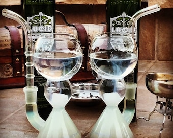 2 SLIPSTREAM Absinthe Fountain Drinking Glasses