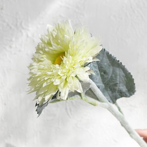 FiveSeasonStuff Artificial Sunflowers, Floral White Flowers Bouquet (6 Single Stems)