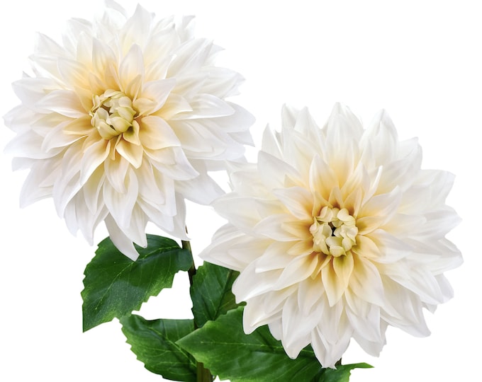 Fiveseasonstuff Dahlia Silk Flowers Artificial Flowers for Etsy