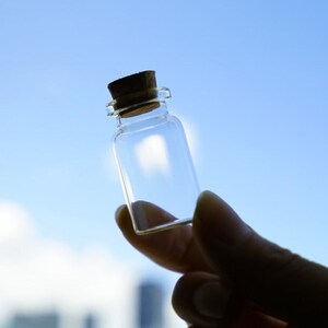 FiveSeasonStuff 7ml (75 unidades) Mini garrafas/frascos/frascos de vidro transparente com rolhas para lembrancinhas de casamento, aromas, óleos, joias, mensagens