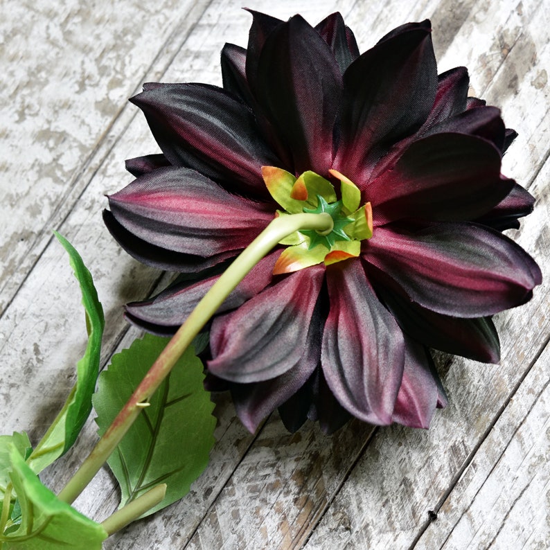 Fiveseasonstuff Dahlia Silk Flowers Artificial Flowers for Etsy