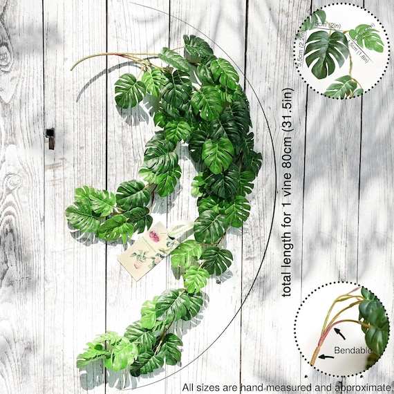 Knstliche Monstera-Girlande: Tropische Seidenranke, hngendes Imitat -  Etsy sterreich