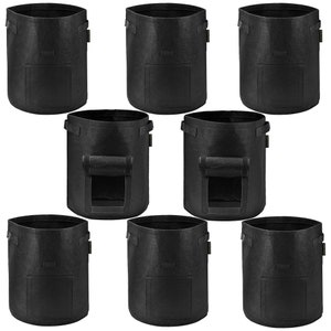 Potato Grow Bags 8 Pack 10 Gallon also for Vegetables Herbs Plants Flowers — FiveSeasonStuff