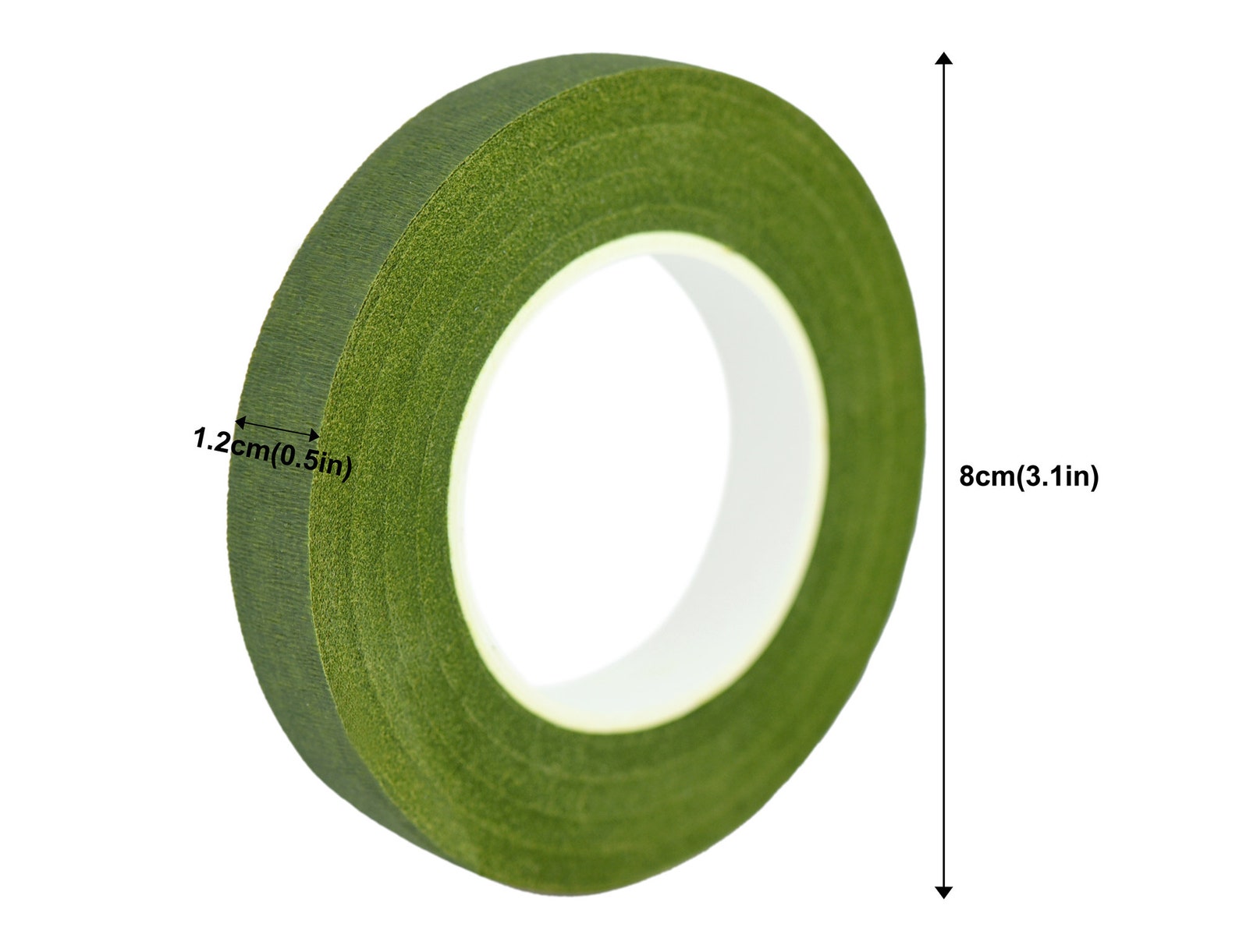 Fiveseasonstuff 2 Rolls 60 Yards moss Green Floral Tapes Etsy