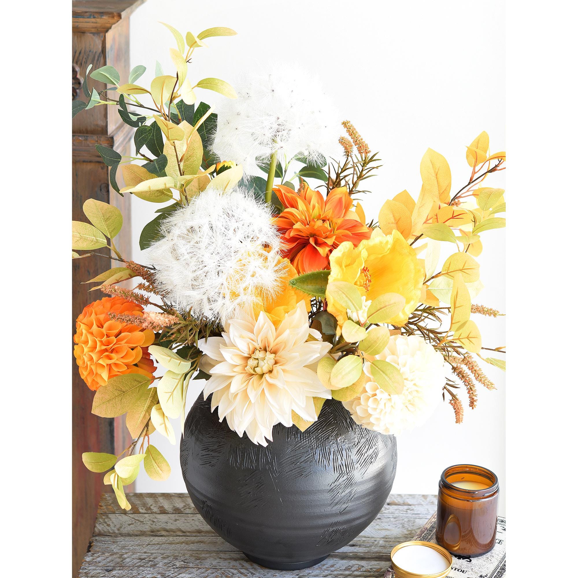 特大サイズのフェイクタンポポの茎 – 結婚式、ホーム