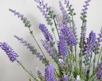 4 pacchi di fiori di lavanda artificiali, decorazione floreale fai da te FiveSeasonStuff