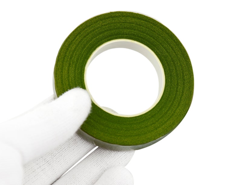 Fiveseasonstuff 2 Rolls 60 Yards moss Green Floral Tapes Etsy