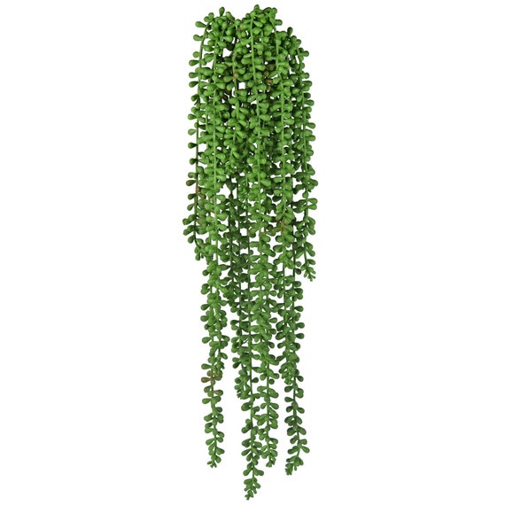 Fiveseasonstuff Artificial Faux String of Pearls Succulent Hanging