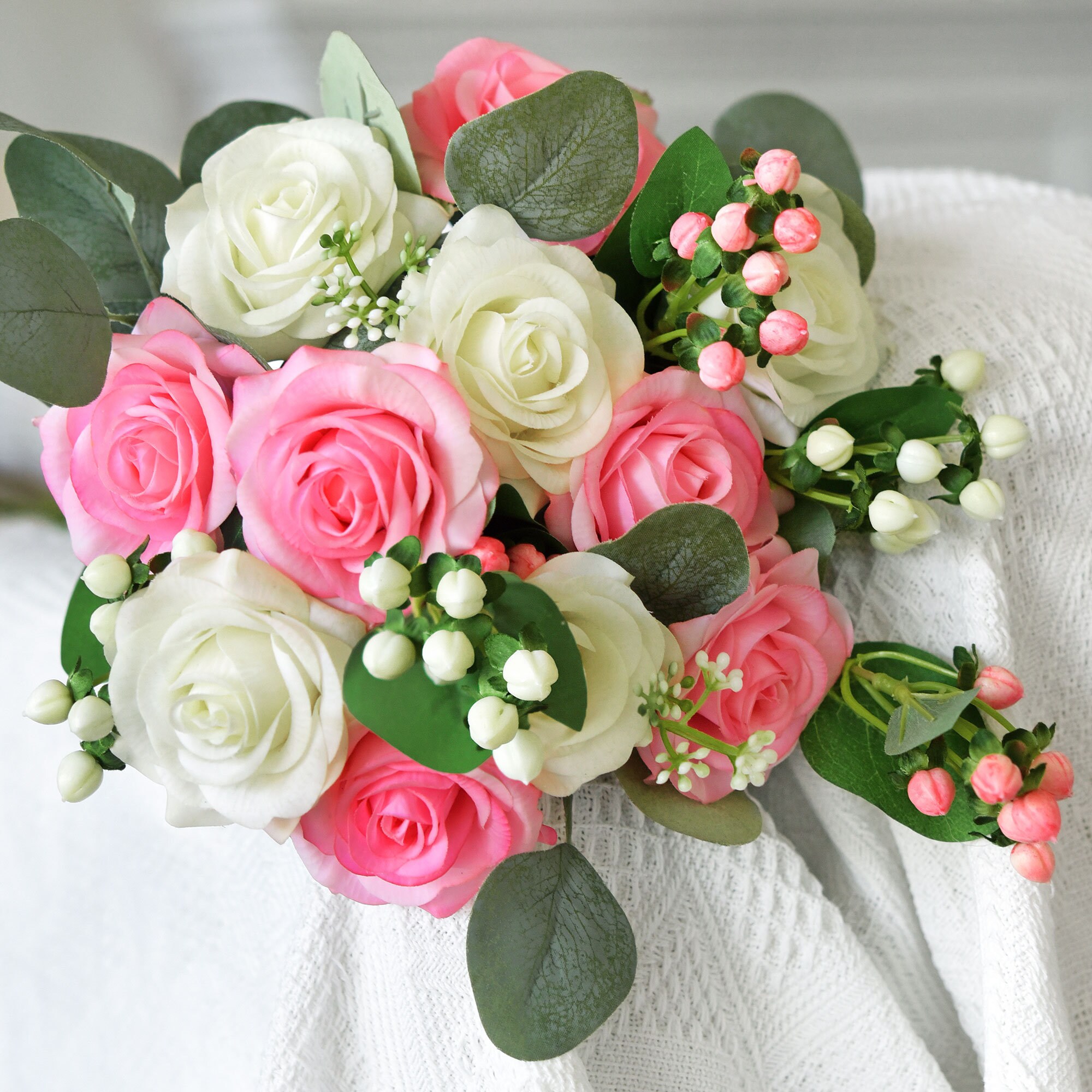 6 Stiele von künstlichen Hypericum Blume Beeren lange Stiel Etsy