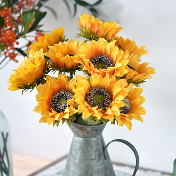 Buy fake sunflowers discount