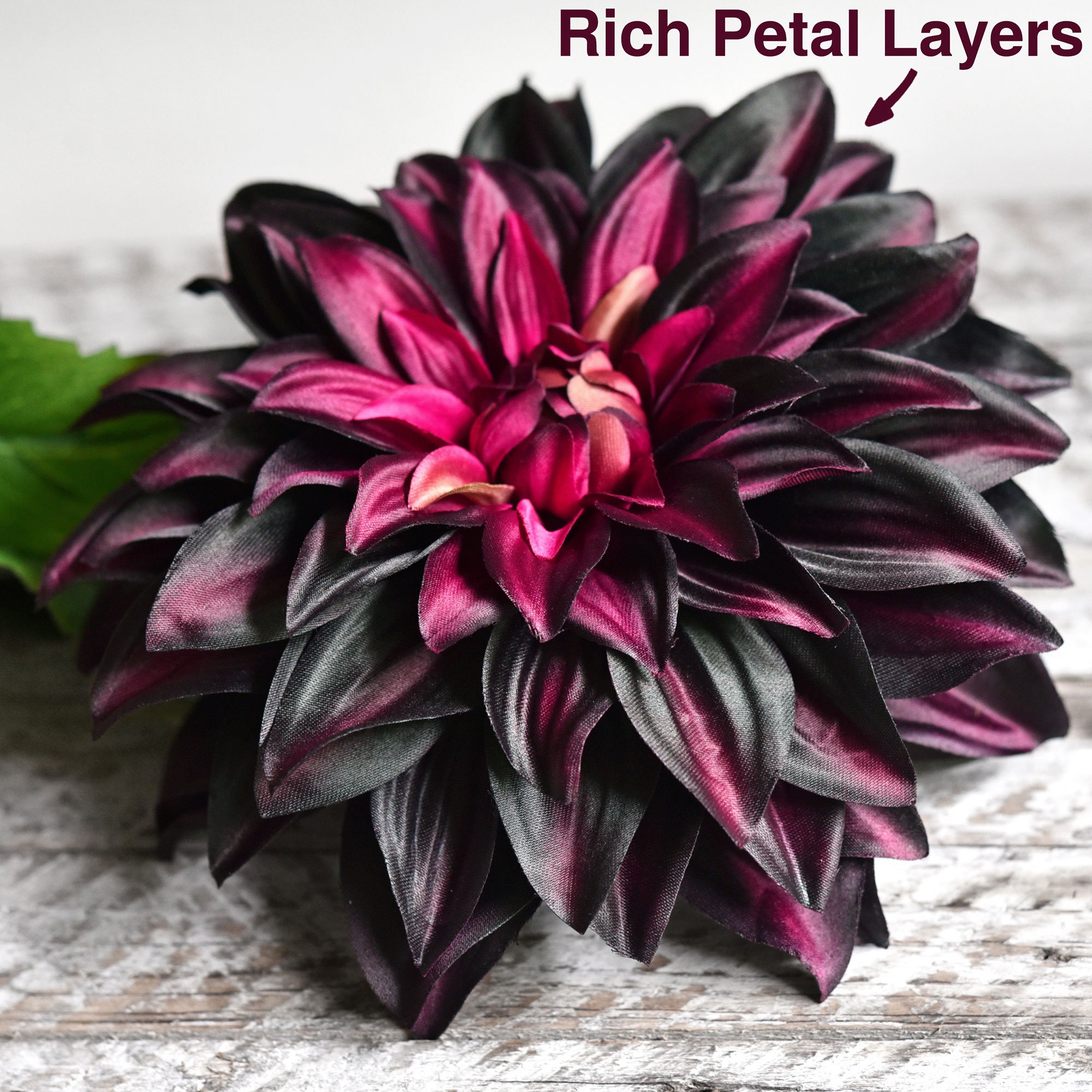 FiveSeasonStuff Dahlia Flores de Seda Flores Artificiales para | Etsy