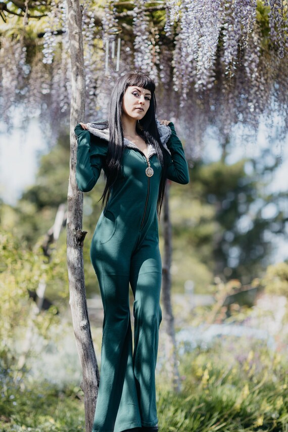 forest green coveralls