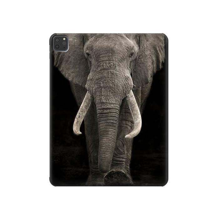 Coopay Kompatibel mit Hülle iPad 9.7 Zoll 2018/2017,Rundumschutz Case PU Leder Vintage Elefant Totem Motiv Bookstyle Hülle Smart Cover Tasche mit Automatischem Schlaf Funktion und Standfunktion 