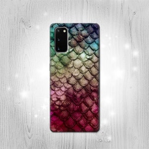 Mermaid Fish Scale  Hard & Leather Flip Case Huawei Motorola Moto G Stylus Power Motorola Razr 50 Nokia OnePlus Sony Xperia