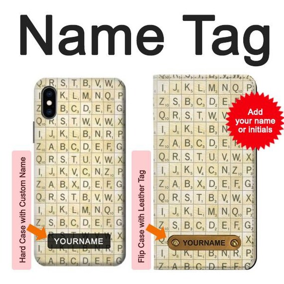 Scrabble Word Game Hard Leather Flip Case Iphone 11 Pro Max Etsy