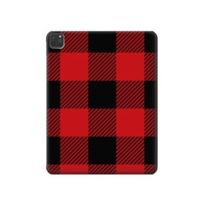 Red Buffalo Check Pattern Hard Back Case for iPad 6 5 9.7 iPad mini 6 7 iPad Pro 12.9 11 10.5 10.2 iPad Air 3 4 5 iPad Air (2026)