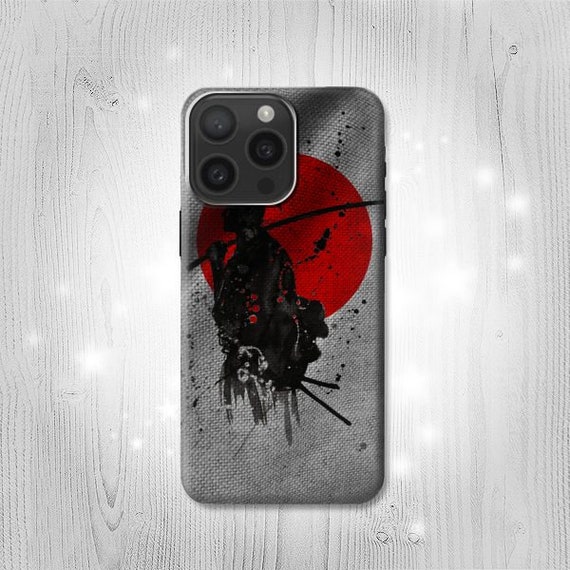 Japan Flag Samurai Hard & Leather Flip Case iPhone 18 Pro Max Air