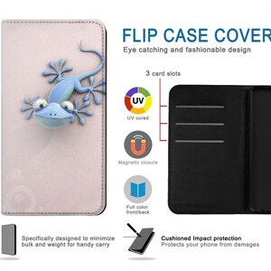 Funny Gecko Lizard Case Cover Custodia per iPhone 7