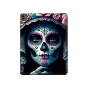 Girl Skull Steam Punk Gothic Hard Back Case for iPad 6 5 9.7 iPad mini 6 7 iPad Pro 12.9 11 10.5 10.2 iPad Air 3 4 5 iPad Air (2026)