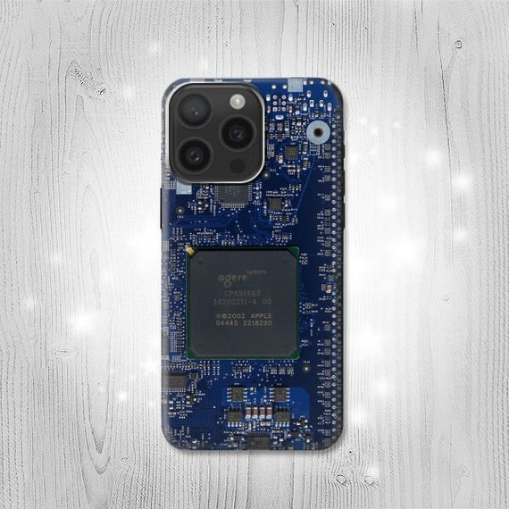 Circuit Board Hard & Leather Flip Case iPhone 17 Pro Max Air