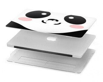Cute Panda Cartoon Hard Case for MacBook Pro 13, MacBook Air 13