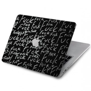 Funny Words Blackboard Hardcase voor MacBook Pro 13, MacBook Air 13 hoesje A2337 A2338 M1, MacBook Pro 16 inch 15 inch 12 inch
