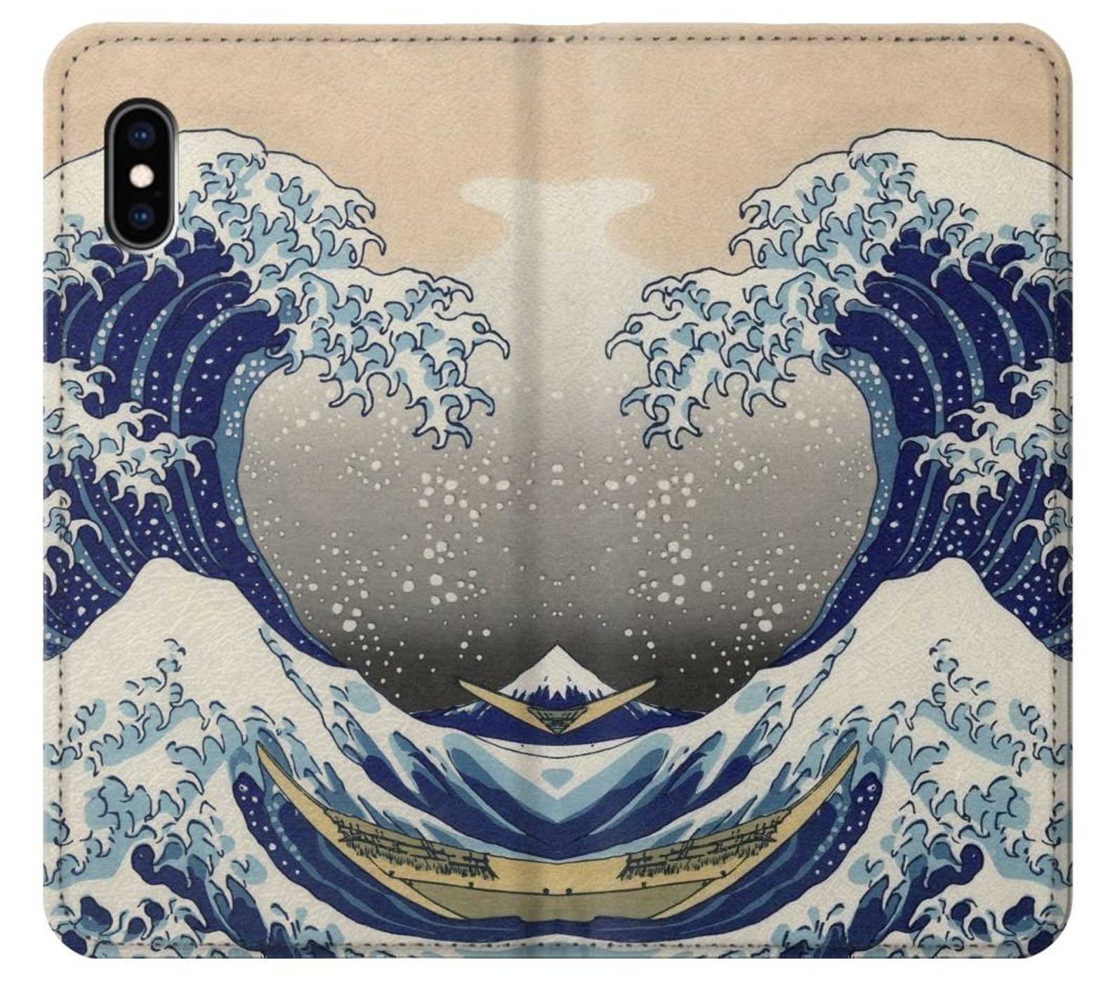 Hokusai Great Wave Off Kanagawa Pittori d'arte per artisti Custodia per