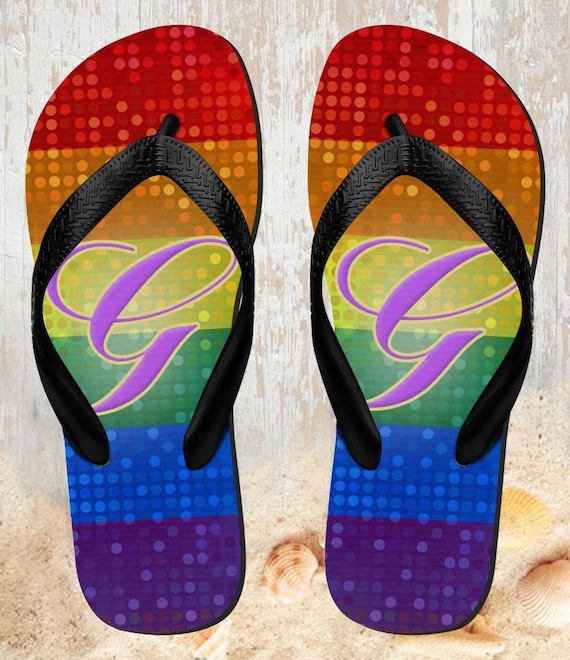 Gay pride slippers Clearance