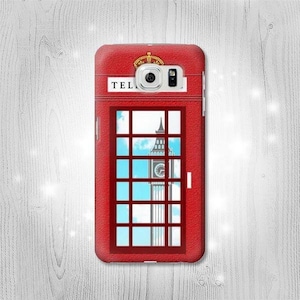 Britse telefooncel spiegel Big Ben harde en leren flipcase Huawei Motorola Moto G Stylus Power Motorola Razr 50 Nokia OnePlus Sony Xperia
