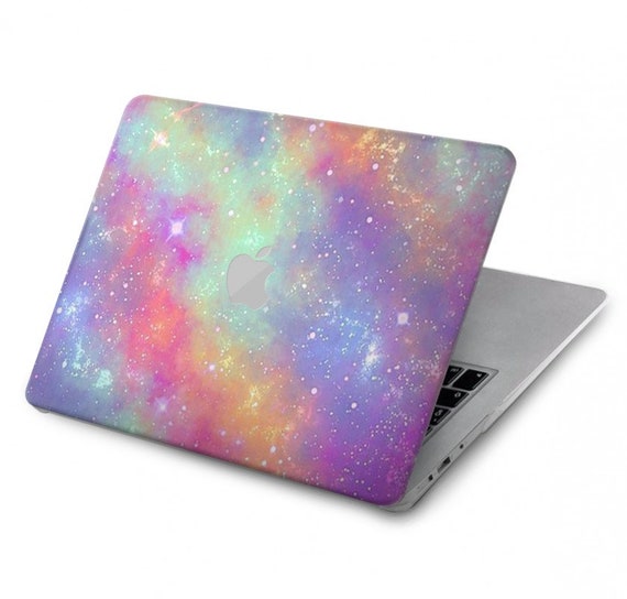Pastel Rainbow Galaxy Pink Sky Hard Case for MacBook Pro 13