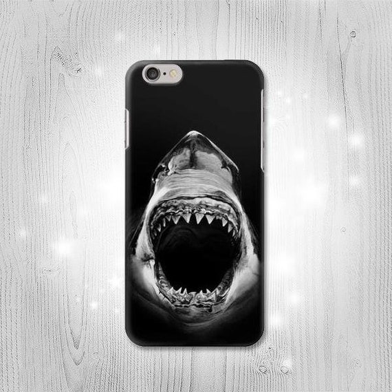 Great White Shark Hard & Leather Flip Case Iphone 13 Pro Max | Etsy