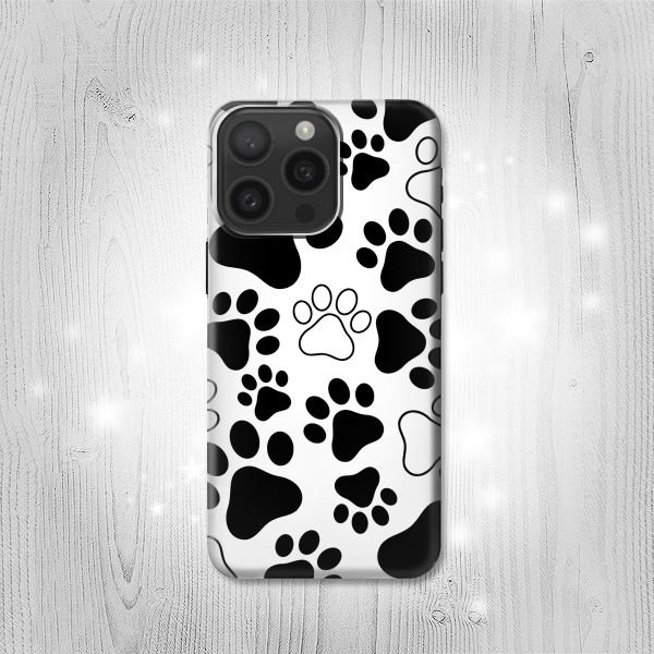 Paw Print Phone Case - Purple Paw Print Phone Case - Purple