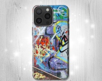 Wall Graffiti Art Hard & Leather Flip Case iPhone 17 Pro Max Air