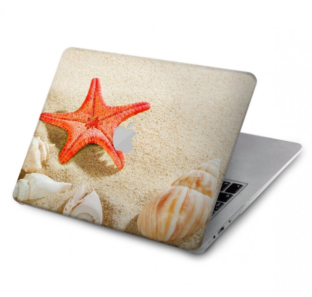Sea Shells Starfish Beach Hard Case for MacBook Pro 13, MacBook Air 13 ...