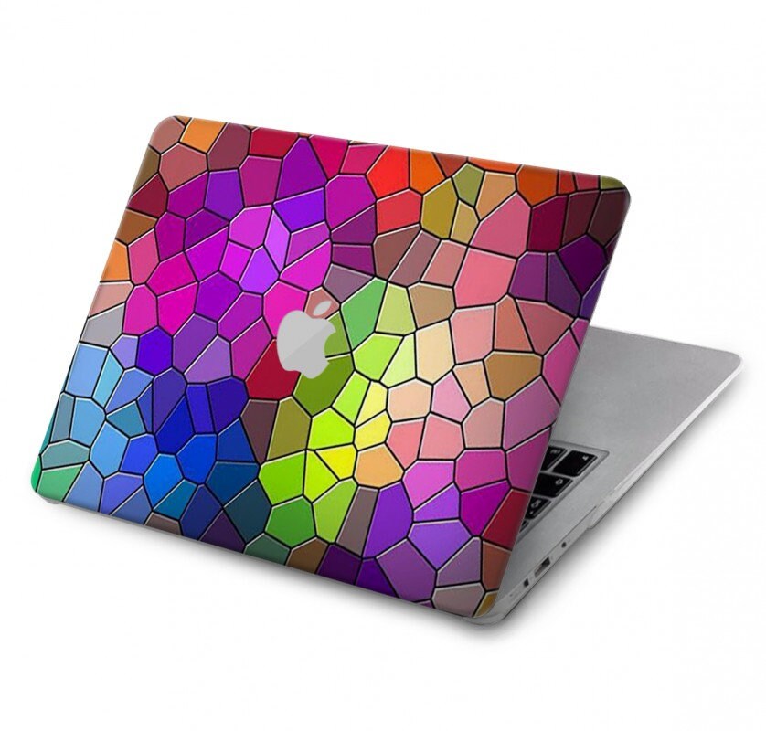 m a c ✨ Colorful Brick Mosaics Hard Case for MacBook Pro 13, MacBook