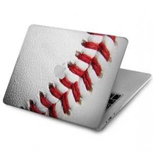 Baseball Grafik Gedruckt Hartschale für MacBook Pro 13, MacBook Air 13 Hülle A2337 A2338 M1, MacBook Pro 16 Zoll 15 Zoll 12 Zoll