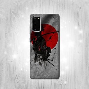 Japan Flag Samurai Hard & Leather Flip Case Huawei Motorola Moto G Stylus Power Motorola Razr 50 Nokia OnePlus Sony Xperia