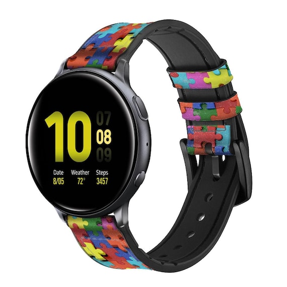 Benadrukken Aanpassingsvermogen handicap Puzzel leer & siliconen smart horloge band band voor Samsung - Etsy Nederland Benadrukken Aanpassingsvermogen handicap Puzzel leer & siliconen smart horloge band band voor Samsung - Etsy Nederland