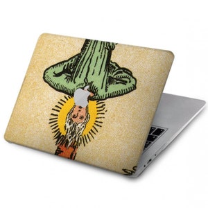 Tarot Karte Gehängter Mann Hard Case für MacBook Pro 13, MacBook Air 13 Case A2337 A2338 M1, MacBook Pro 16 Zoll 15 Zoll 12 Zoll
