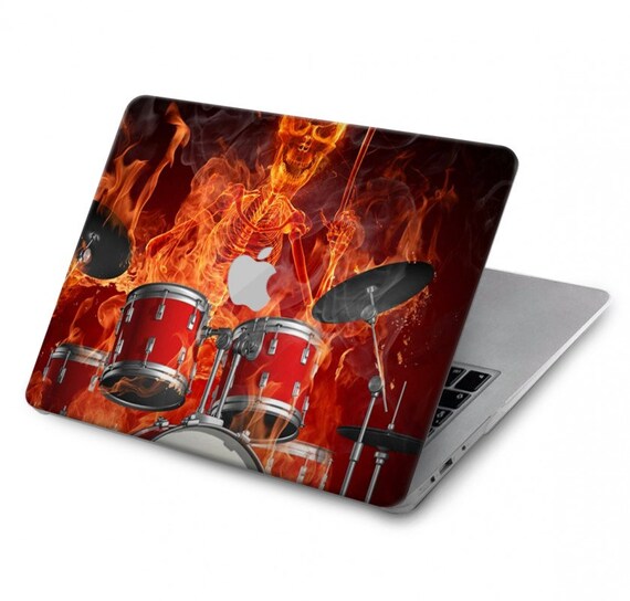 Skull Drum Fire Rock Hard Case for MacBook Pro 13, MacBook Air 13 Case  A2337 A2338 M1, MacBook Pro 16 Inch 15 Inch 12 Inch - Etsy