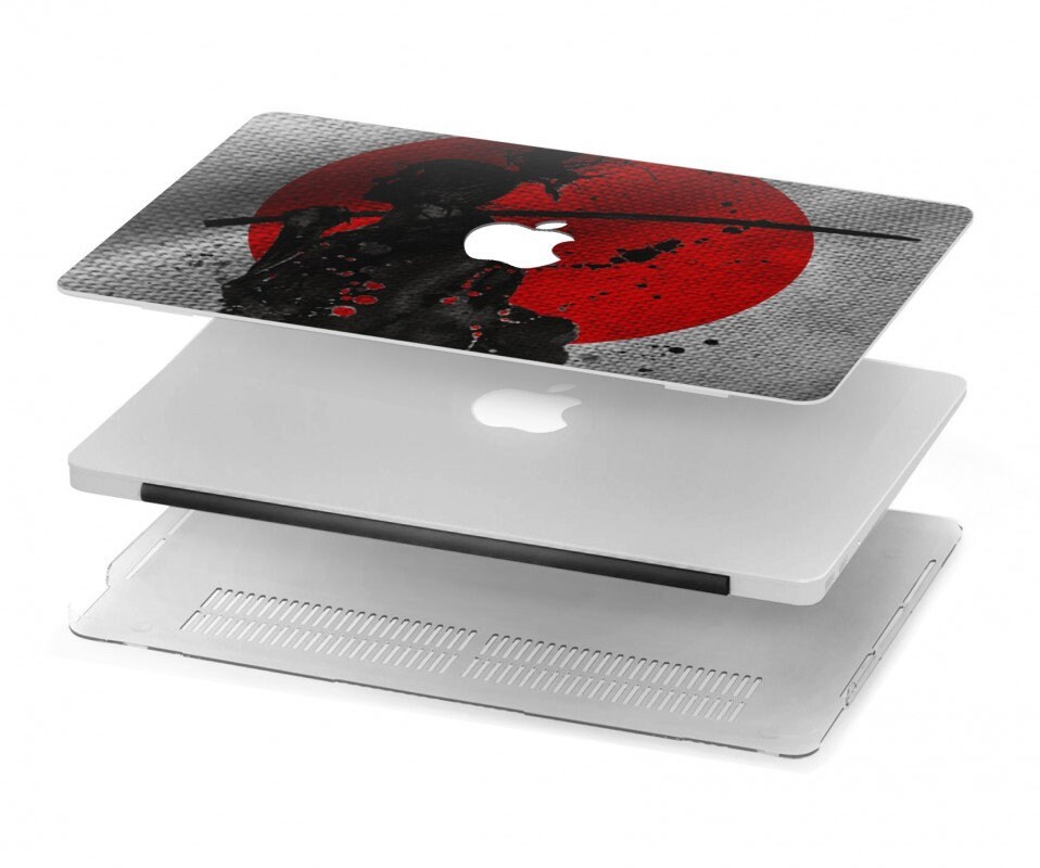 Japan Flag Samurai Hard Case for MacBook Pro 13, MacBook Air