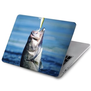 Bass Fischen Hartschale für MacBook Pro 13, MacBook Air 13 Hülle A2337 A2338 M1, MacBook Pro 16 Zoll 15 Zoll 12 Zoll