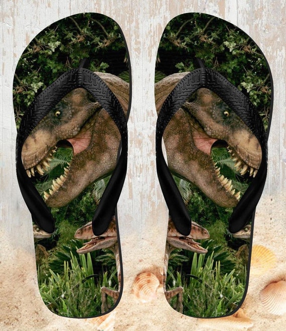 Trex Raptor Dinosaurio Zapatillas de Playa Sandalias Chanclas - España